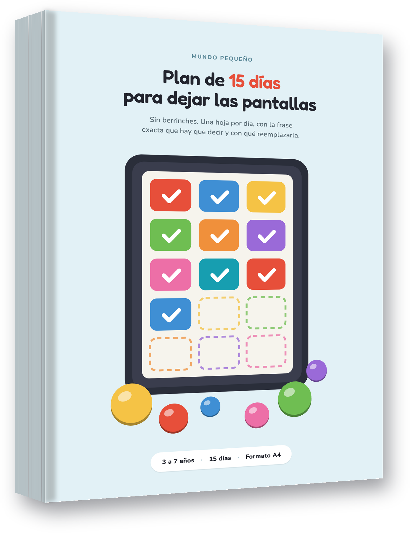 Plan 15 días para Dejar Pantallas (Sin Berrinches)
